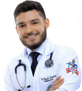 Estudante aprovado(a) em primeiro lugar na residência médica, representando excelência.